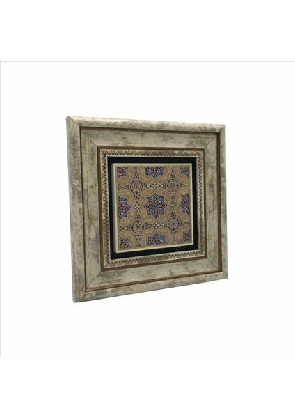 Cuma Cami Çinisi Iran Baskılı Doğaltaş Tablo 20X20 Kd-61