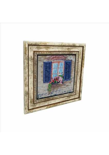 Italya Görseli Baskılı Doğaltaş Tablo (25 x 25 Krg-60)