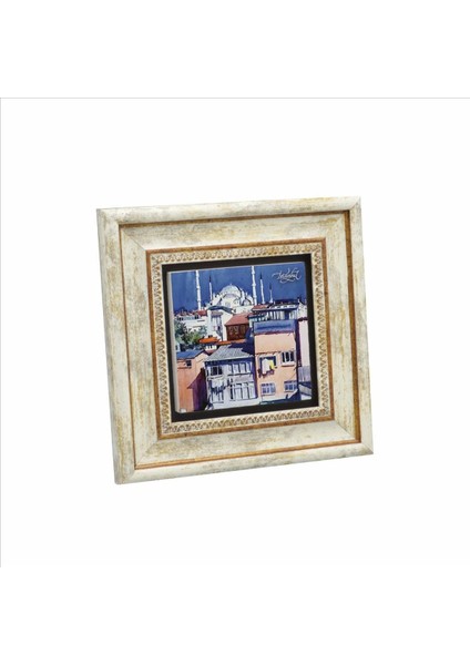 Sultanahmet Camii Baskılı Doğaltaş Tablo 20X20 Krt-15