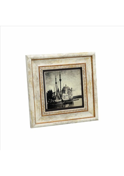 Ortaköy Camii Fotoğraf, 1920’LER Baskılı Doğaltaş Tablo 20X20 Krt-37