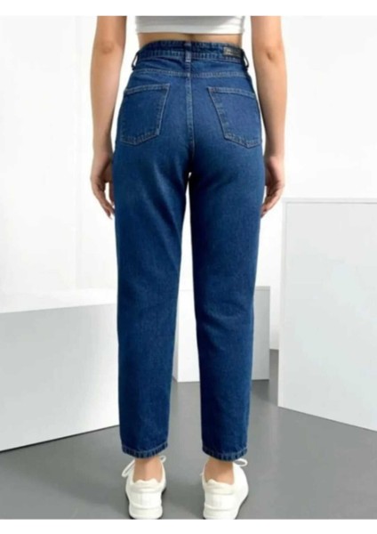 Yüksek Bel Mom Jean Kadın Kot Pantolon fiyatları
