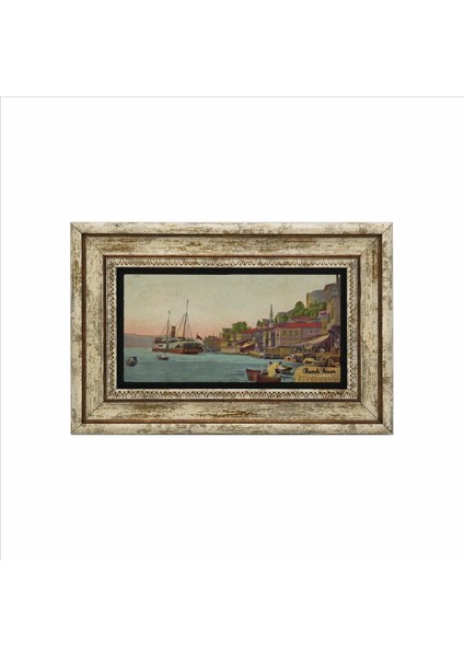 Eski Rumeli Hisarı Baskılı Doğaltaş Tablo 20CMX30CM DRT-018 fiyatları