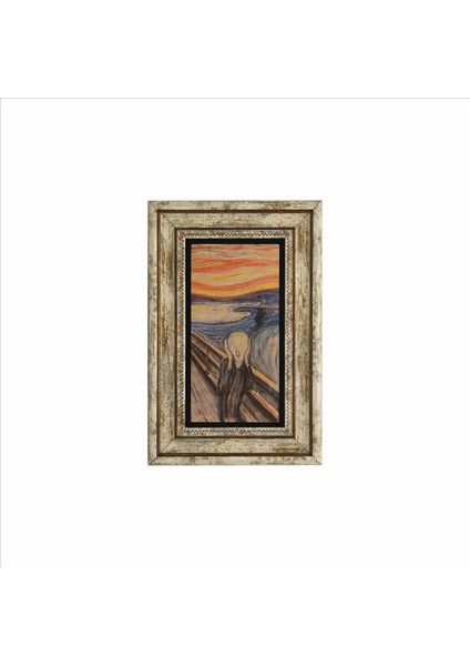 Çığlık Edvard Munch 1893 Baskılı Doğaltaş Tablo 20CMX30CM DRG-090 fiyatları