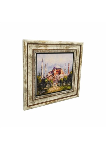 Ayasofya Camii Hagia Sophia Baskılı Doğaltaş Tablo 25CMX25CM KRT-003