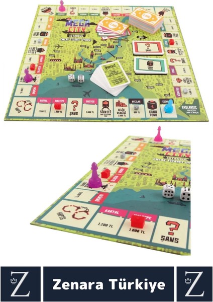Eğitici Öğretici Strateji Ticari Beceri Gelişimi Grup Aile Metropol Mega City Emlak Ticaret Oyunu