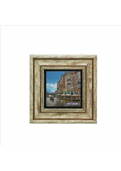 Amsterdam Görseli Baskılı Doğaltaş Tablo 20CMX20CM KRG-014 fiyatları