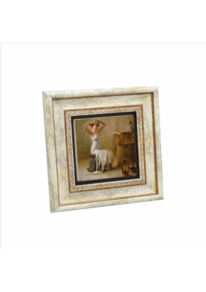 Banyo Sonrası Theodore Jacques Ralli, 1901 Baskılı Doğaltaş Tablo 20CMX20CM KRT-142