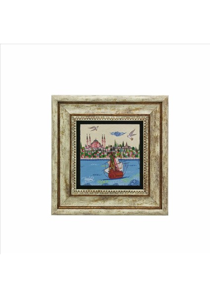 Ayasofya Camii Baskılı Doğaltaş Tablo 20CMX20CM KRT-008 fiyatları