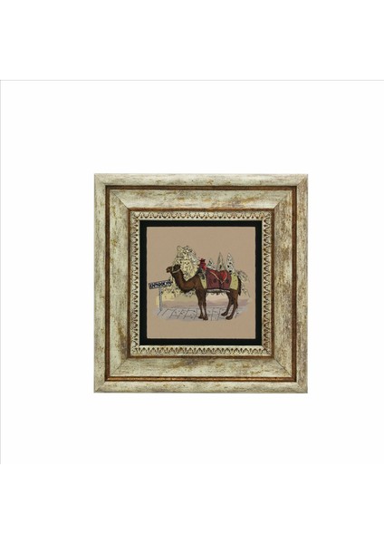 Kapadokya Baskılı Doğaltaş Tablo (20 x 20 KRT-117) fiyatları