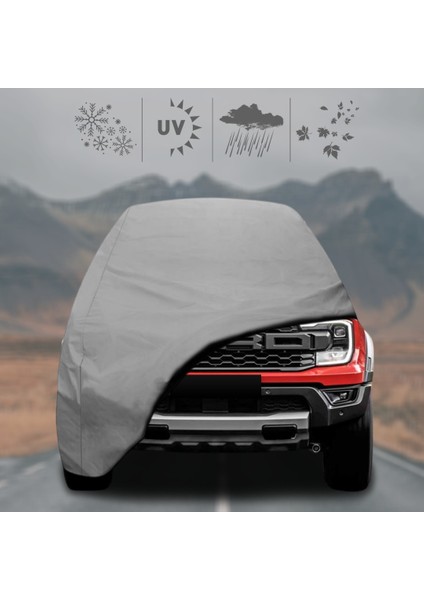 Ford Ranger 4 Oto Branda Su Geçirmez Miflonlu Araba Brandası Klipsli Araba Çadırı