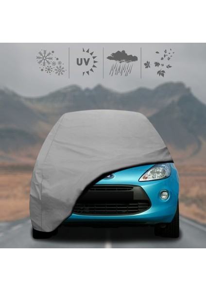 Ford Ka Oto Branda Su Geçirmez Miflonlu Araba Brandası Klipsli Araba Çadırı