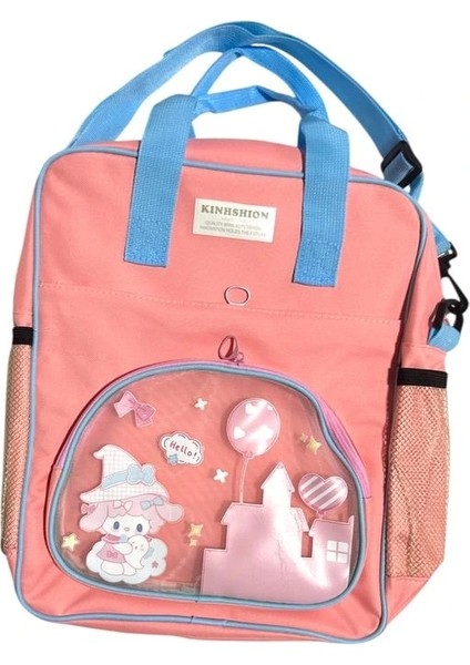 J448 Kınhshıon Kuromi& Candy Rabbıt 3 Bölmeli El / Kol Çantası 29 x 10 x 35 cm fırsatları