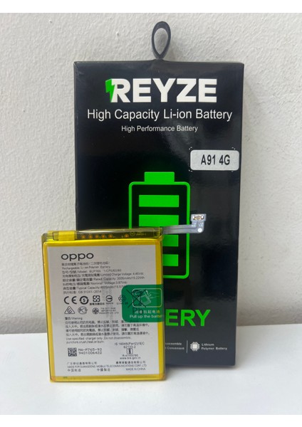 Reyze Oppo A91 4g BLP-765 Batarya