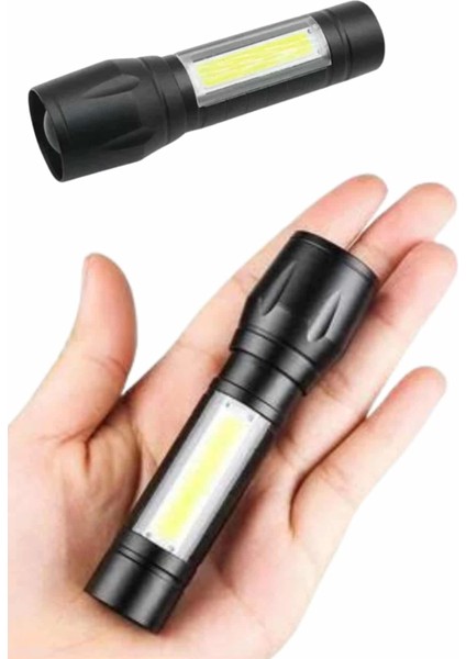El Feneri Uzun Menzilli USB Şarj Edilebilir Kamp Lambası