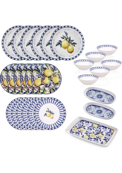 Odore Di Limone 6 Kişilik 27 Parça Yemek Takımı