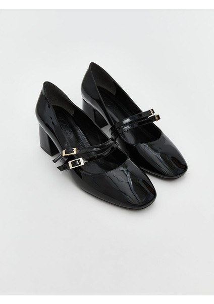 Kare Burun Kadın Topuklu Ayakkabı (S5)