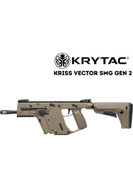 Kriss Vector Gen2 Smg Fde Tan Sabit Dipçik Aeg Airsoft Tüfek