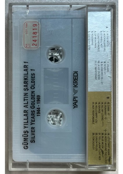 Istanbul Geceleri 2 (Turkish Oriental Dance) Kaset (Orjnal Dönem Kağıt Baskı Kaset)