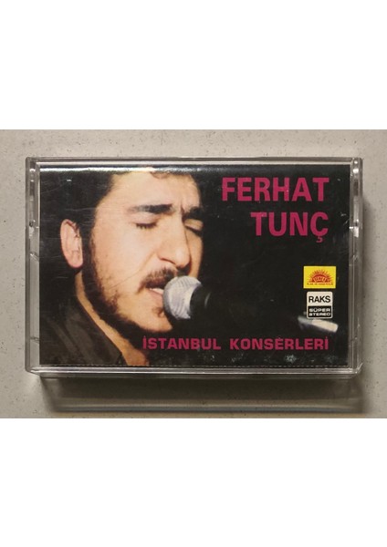 Ferhat Tunç Istanbul Konserleri Kaset (Orjnal Dönem Kağıt Baskı Kaset)