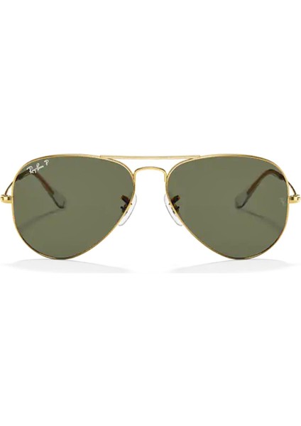 RB 3025 00158 62 AVIATOR Unisex Gold Metal Damla Güneş Gözlüğü fiyatları
