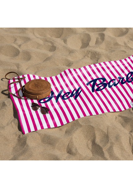 Hey Barbie Plaj Havlusu - Microfiber