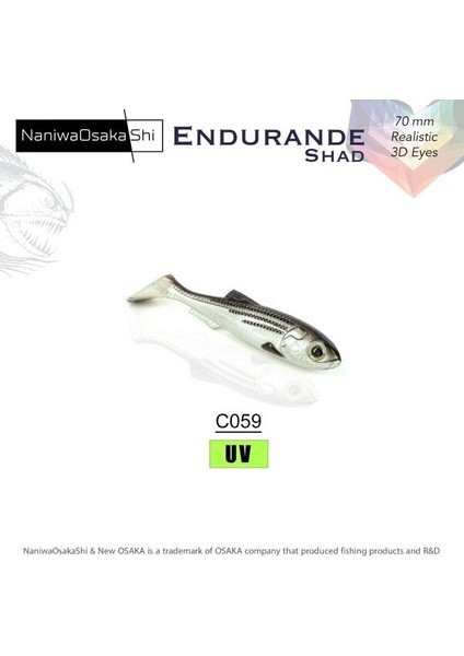 Nanıwaosakashı Endurande Shad 70MM C059