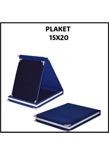 Jandarma Plaketi | Kişiye Özel Hizmet Anısı Plaketi – Lacivert Kadife Kutu Veda Hatırası- 15X20