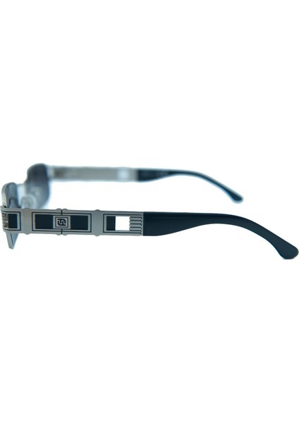 Fl 967 740G 51 Unisex Dikdörtgen Gri Metal Güneş Gözlüğü modelleri