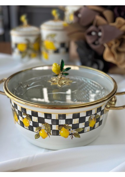 Linda Emaye Kızartma Tenceresi 22 cm
