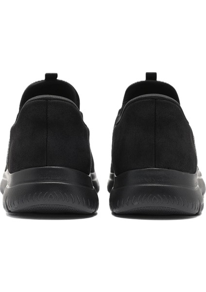 Summits-Korlo Memory Foam Mens Sneaker Hafızalı Taban Lastik Bağcıklı Erkek Günlük Spor Ayakkabı Siyah