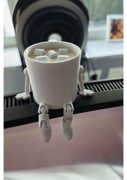 Mini Marshmallowlu Sıcak Çikolata Figürü - Dekoratif Obje modelleri