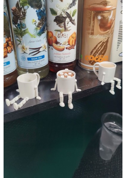 Mini Marshmallowlu Sıcak Çikolata Figürü - Dekoratif Obje fırsatları
