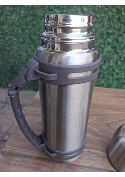1300 ml Termos SUS-304 Paslanmaz Çelik Bardak Kamp Okul Iş Piknik Çay Kahve Termosu