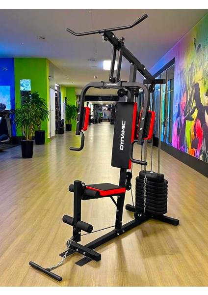 1001 Çalışma İstasyonu (Siyah Renk) – 67kg Plaka Ağırlıklı
