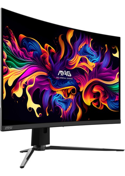 Msı 31.5" Mag 321CUP Qd-Oled 3840X2160 (Uhd) 16:9 Curve 1700R Qd-Oled 165HZ 0.03MS G-Sync Compatıble Gamıng Monıtor