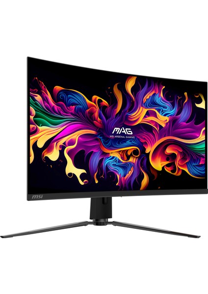 Msı 31.5" Mag 321CUP Qd-Oled 3840X2160 (Uhd) 16:9 Curve 1700R Qd-Oled 165HZ 0.03MS G-Sync Compatıble Gamıng Monıtor