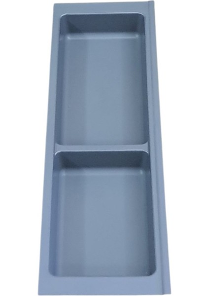 Mutfak Çekmece Içi Iki Bölmeli Kaşıklık 16cm X 48cm Antrasit Gri fırsatları