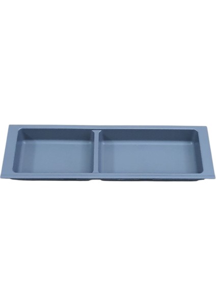 Mutfak Çekmece Içi Iki Bölmeli Kaşıklık 16cm X 48cm Antrasit Gri