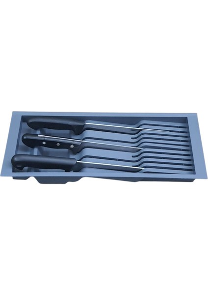 Mutfak Çekmece Içi Bıçaklık 48 Cm X 22 Cm (enden 3 cm Boydan4,5 cm Kesilebilir) - Antresit gri indirimleri