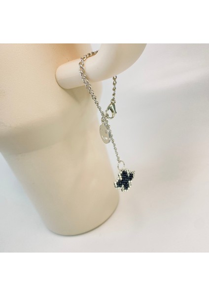 Termos/çanta Charmı Miyuki Yonca Siyah (Tek Charm)