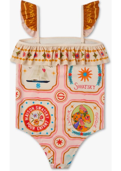 Bg Store Kız Çocuk Desenli Mayo modelleri