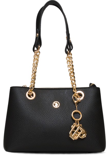 Sıyah U.s. Polo Assn. Kadın Omuz Çantası US25539