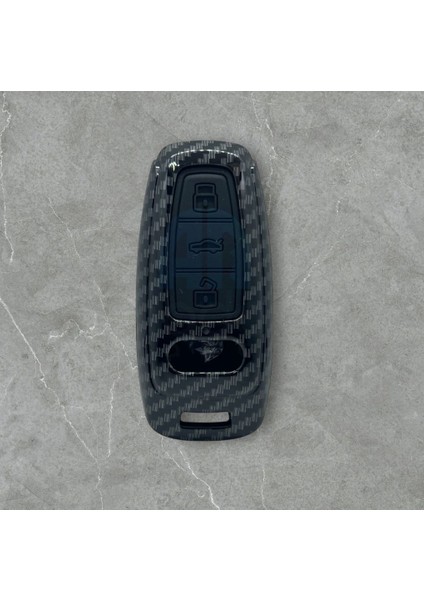 Audi A6 A7 A8 E-Tron Q8 Q5 C8 A3 D5 Karbon Anahtar Kılıfı Anahtarsız Çalıştırma 2.resime Bakınız modelleri