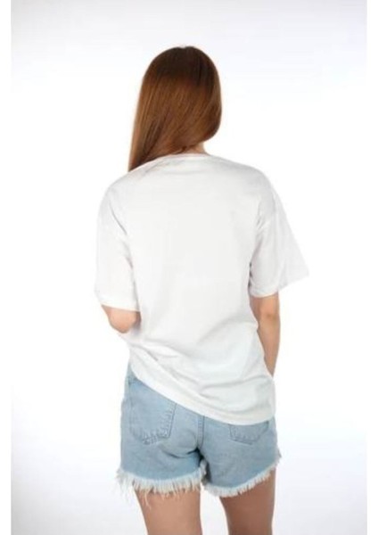 Kuş Desenli Bakılı T-Shirt fiyatları