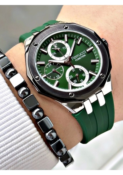 Function Fcf 0425 03469S.03 Silikon Kordon Erkek Kol Saati