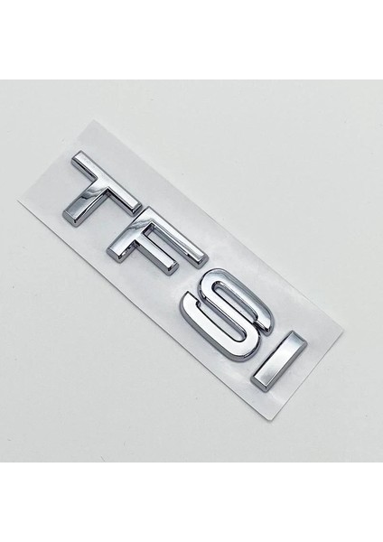 Audi A6 Serisi Uyumlu Tfsı Krom Bagaj Yazısı 3m 3D Abs