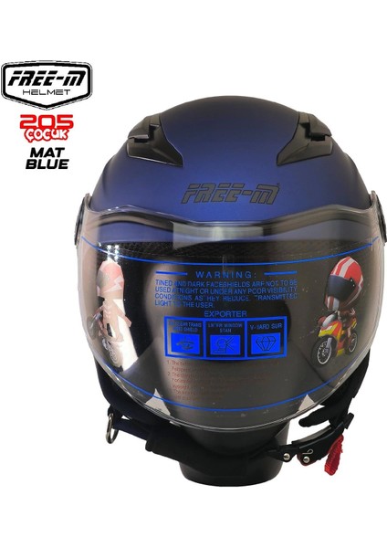 205 Mat Lacivert Yarım Çocuk Kaskı modelleri