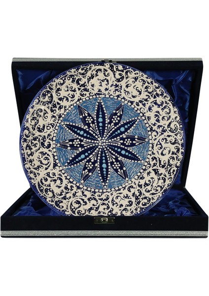 El Işçiliği Çini Tabak 25 cm - 6292