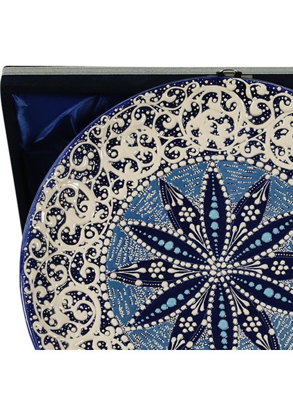 El Işçiliği Çini Tabak 25 cm - 6292