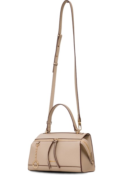 Bej-Bordo U.s. Polo Assn. Kadın Postacı Çantası US25556 modelleri